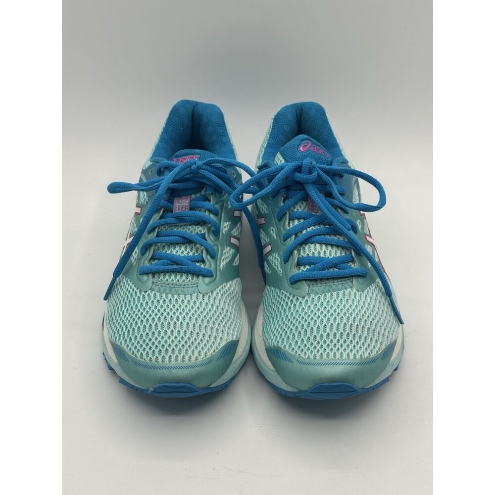 Asics Gel-Cumulus 18 Women Size 8.5  Teal Blue Running Shoes Athletic Sneakers - Picture 2 of 13